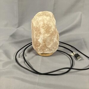 Tula Himalayan Salt Lamp USB Powered Model 1002100 Natural Pink Rock Light Decor